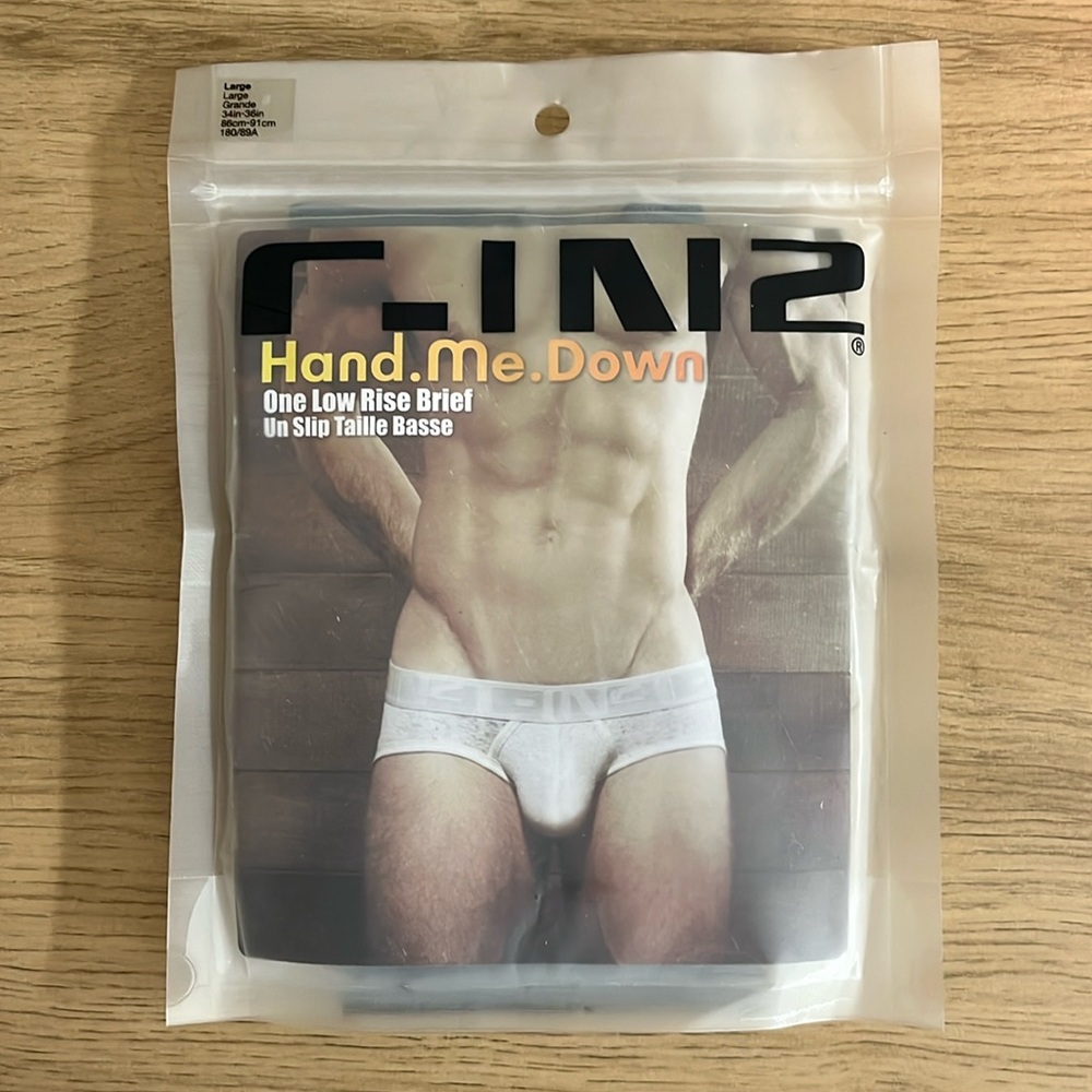 NWT, C-IN2 Hand Me Down Low Rise Brief